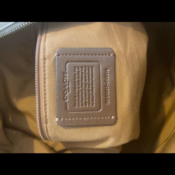 Coach Beige and White Backpack - Picture 2 of 11